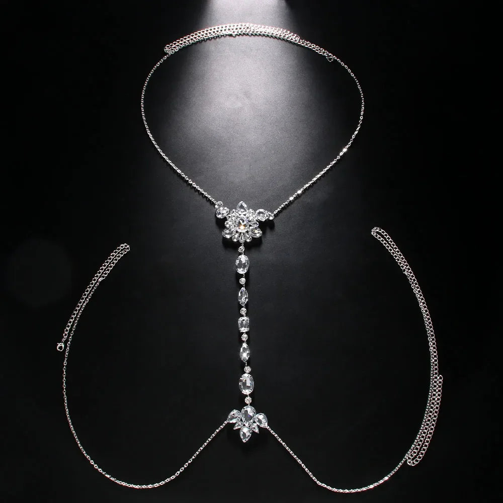 Crystal Body Chain Harness