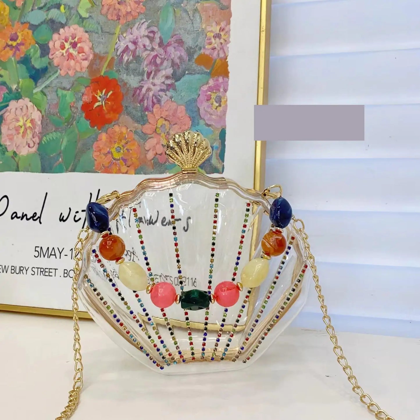Acrylic Shell Bag