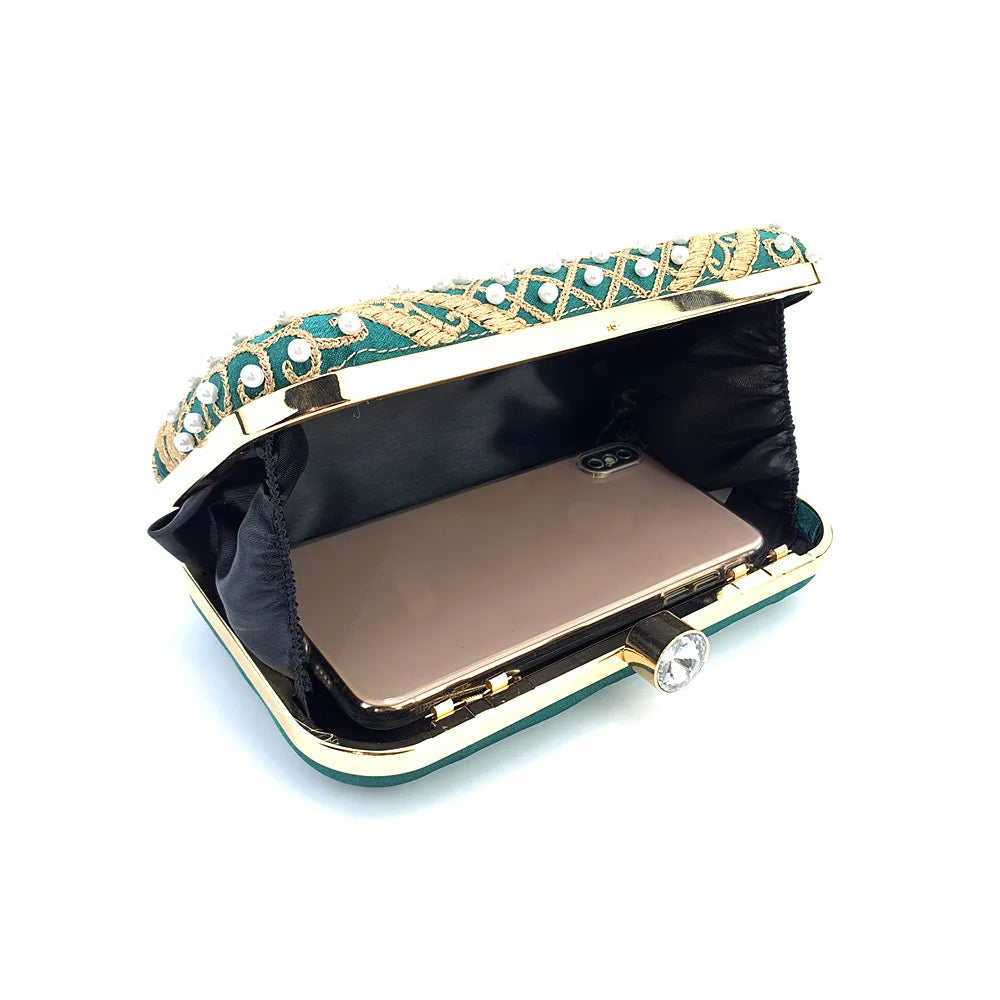 Baroque Jewel Clutch