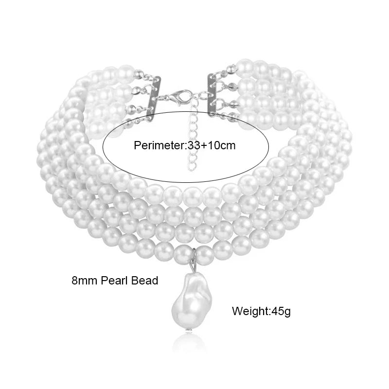Pearl Collar Choker