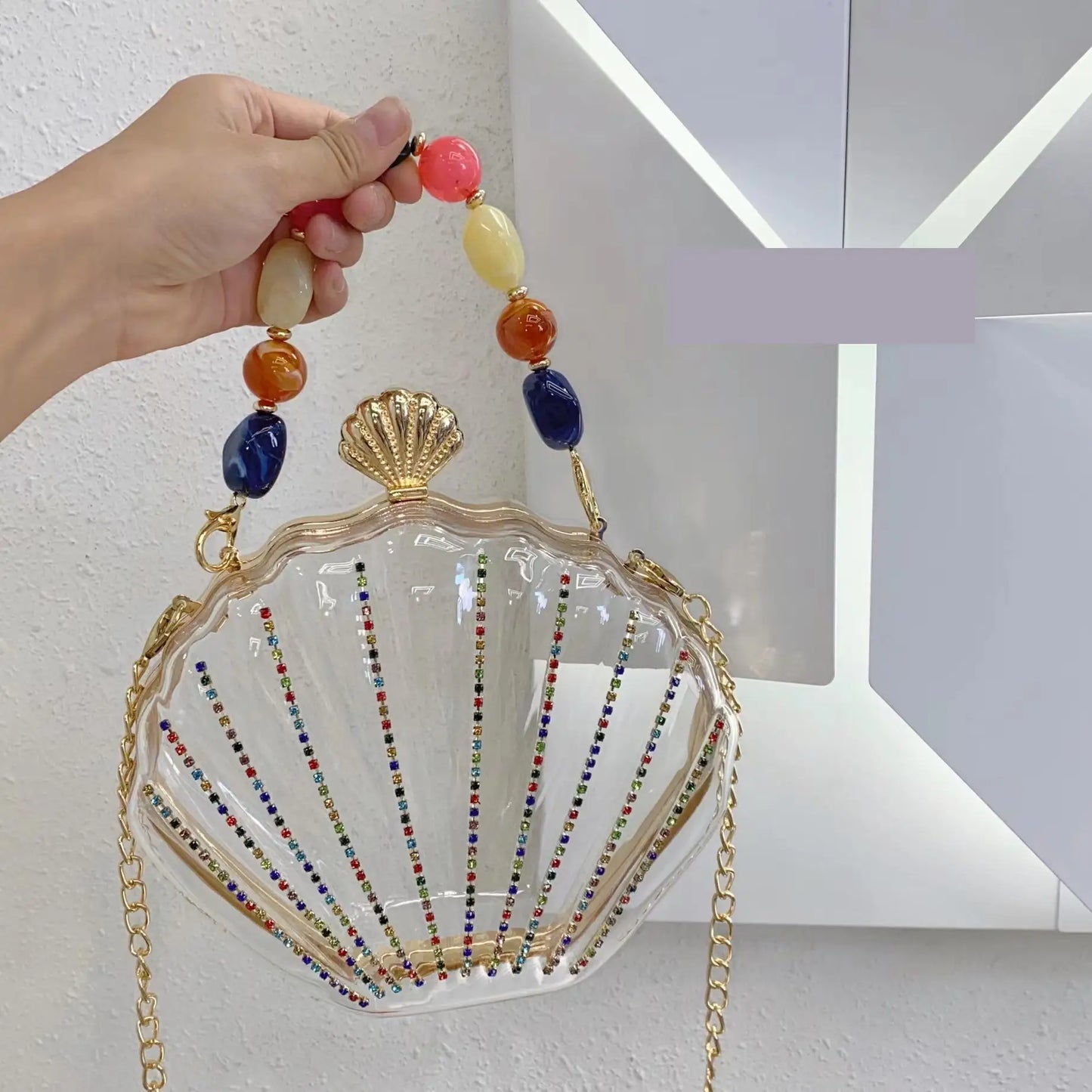 Acrylic Shell Bag