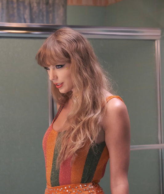 Taylor swift striped anti hero bodysuit