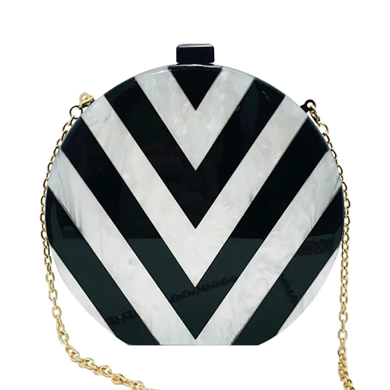 Black & White Acrylic Bag