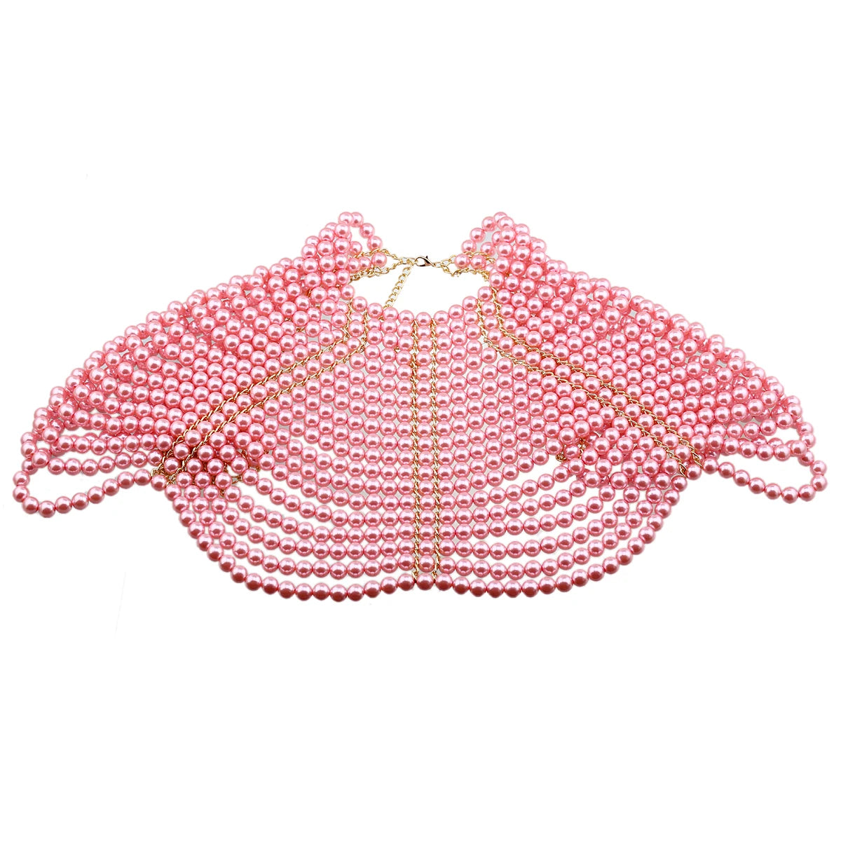 Pearl Body Chain Shrug