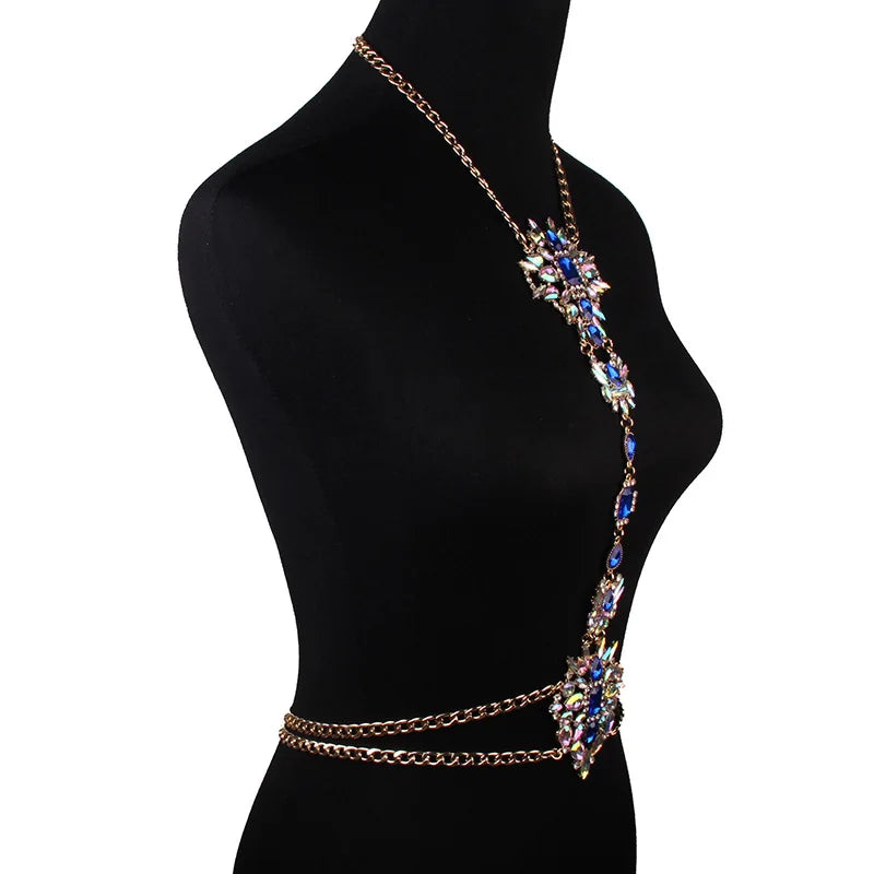 Crystal Rhinestone Body Chain