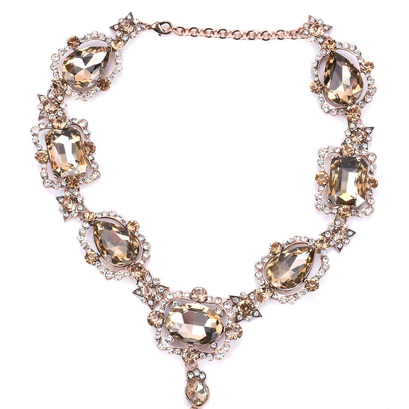 Rhinestone Bodychain Necklace