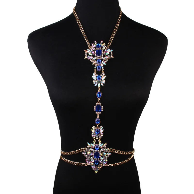 Crystal Rhinestone Body Chain