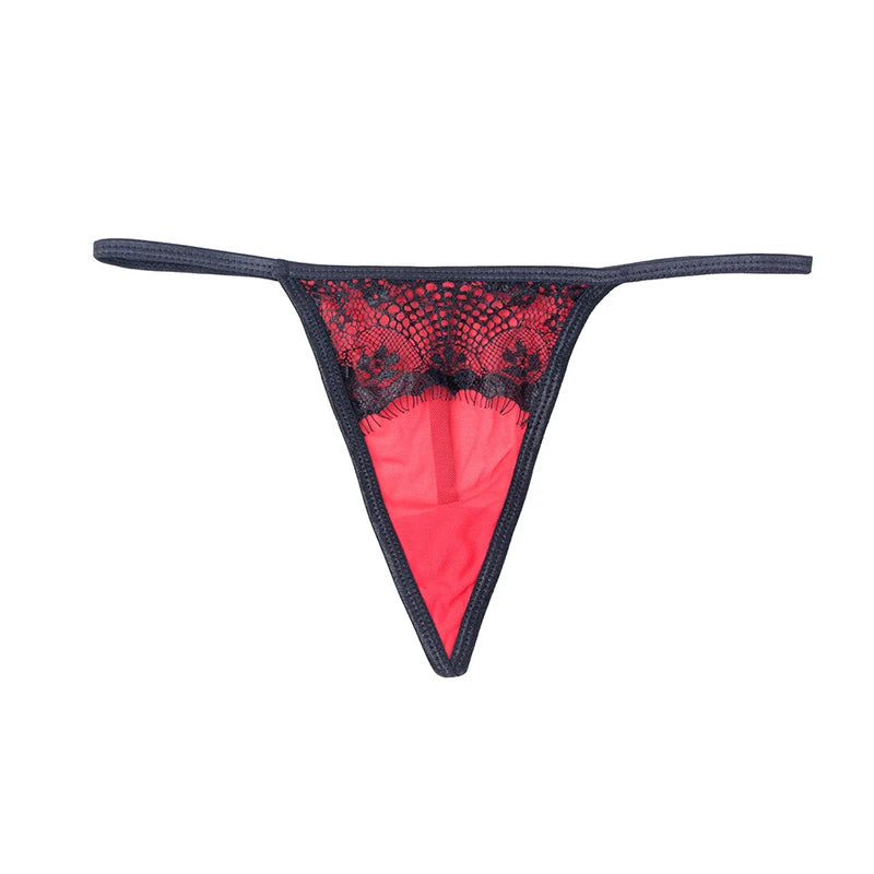 Pariasian Lace Garter Belt & Panty Set