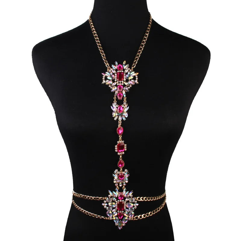 Crystal Rhinestone Body Chain