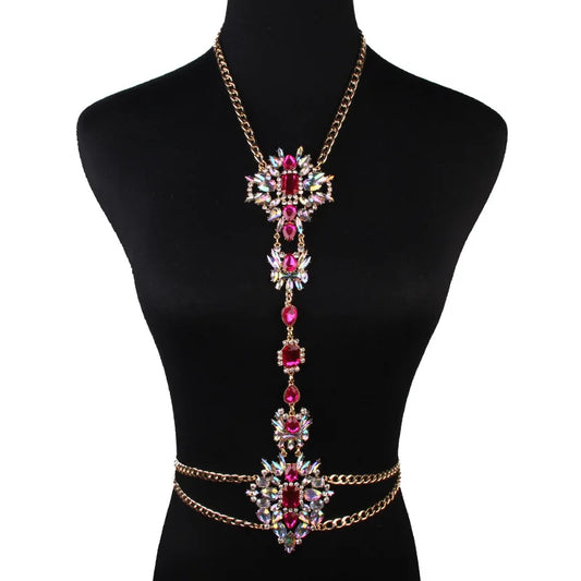 Crystal Rhinestone Body Chain