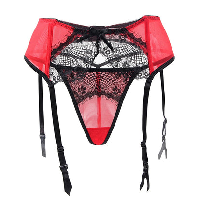 Pariasian Lace Garter Belt & Panty Set