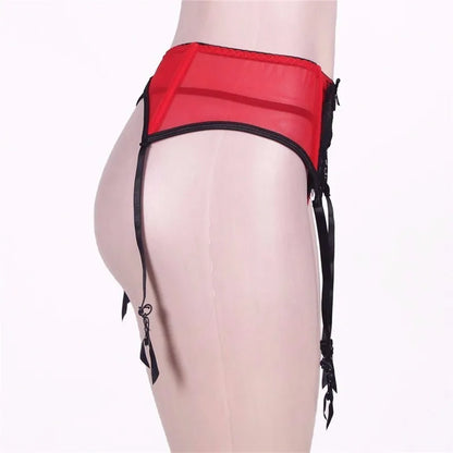 Pariasian Lace Garter Belt & Panty Set