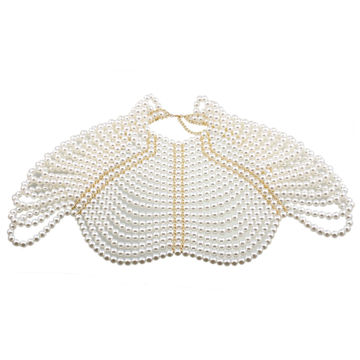 Pearl Body Chain Shrug