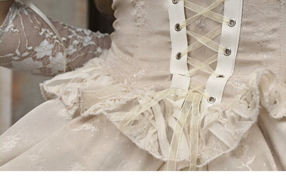 Rococo High Low Corset & Skirt Set