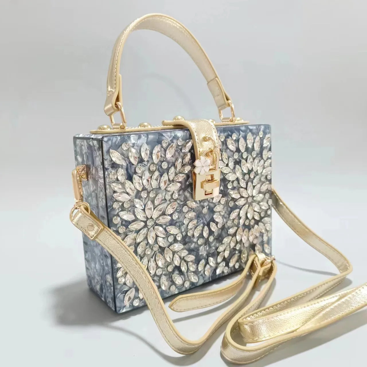 Rhinestone Acrylic Handbag