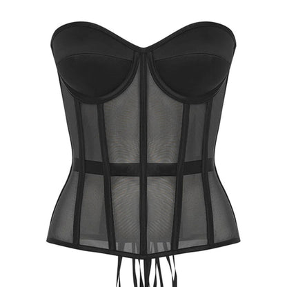 Sheer Mesh Corsets
