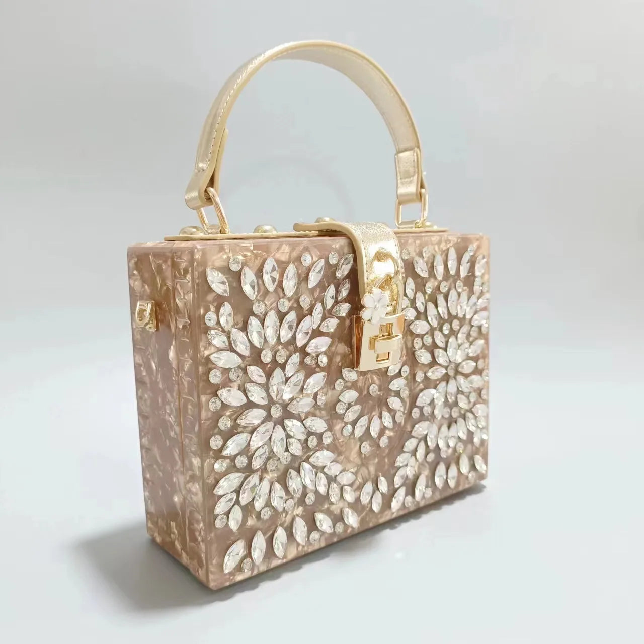 Rhinestone Acrylic Handbag