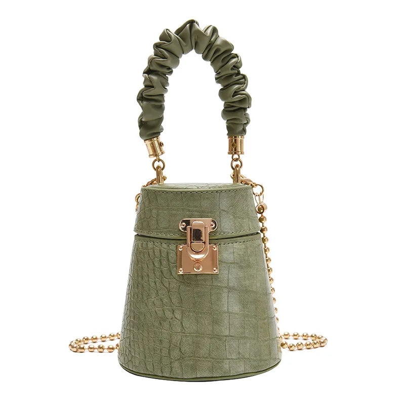 Cylinder Bucket Bag