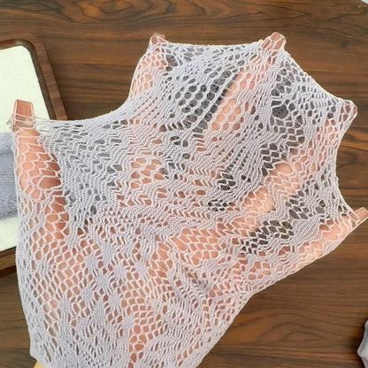 Lace Garter Belt Thigh Highs