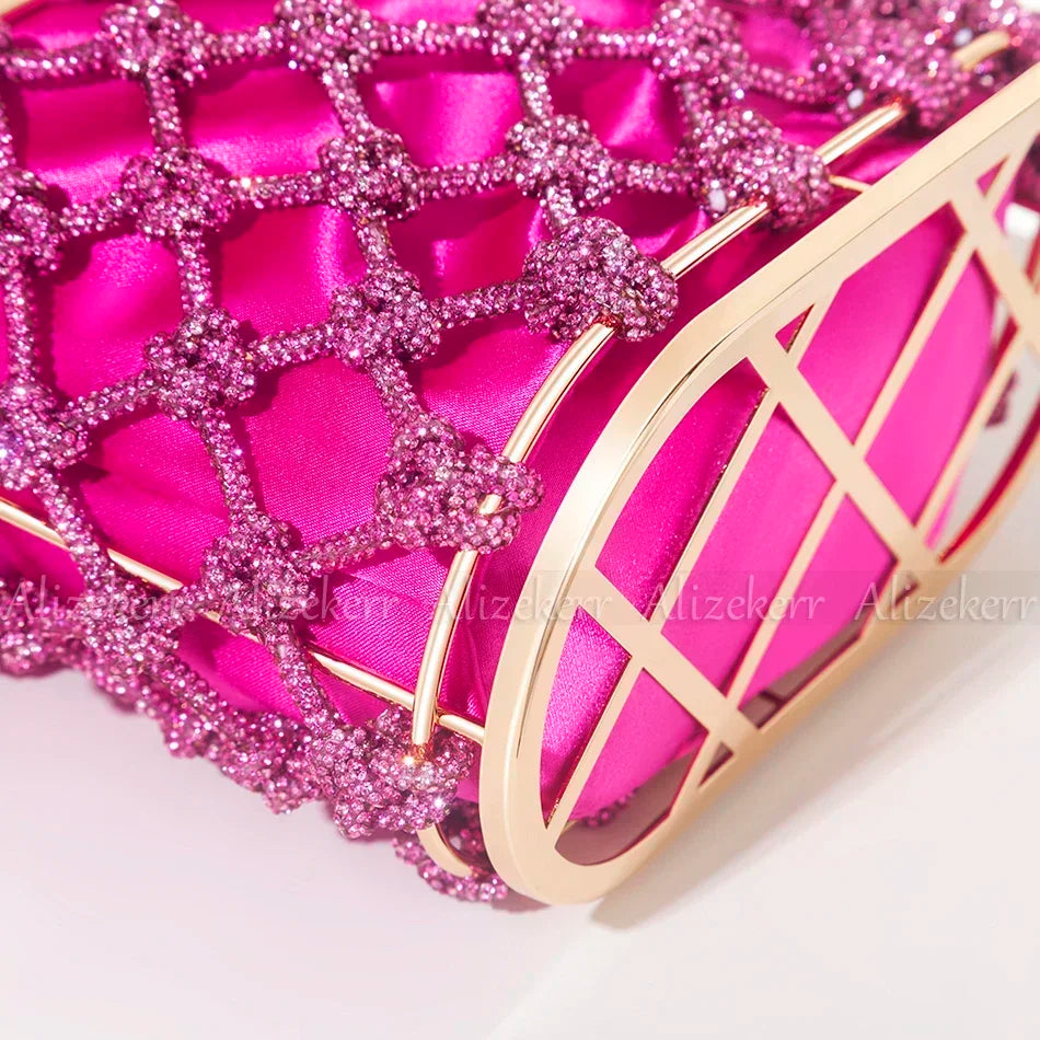 Rhinestone Rope Clutch