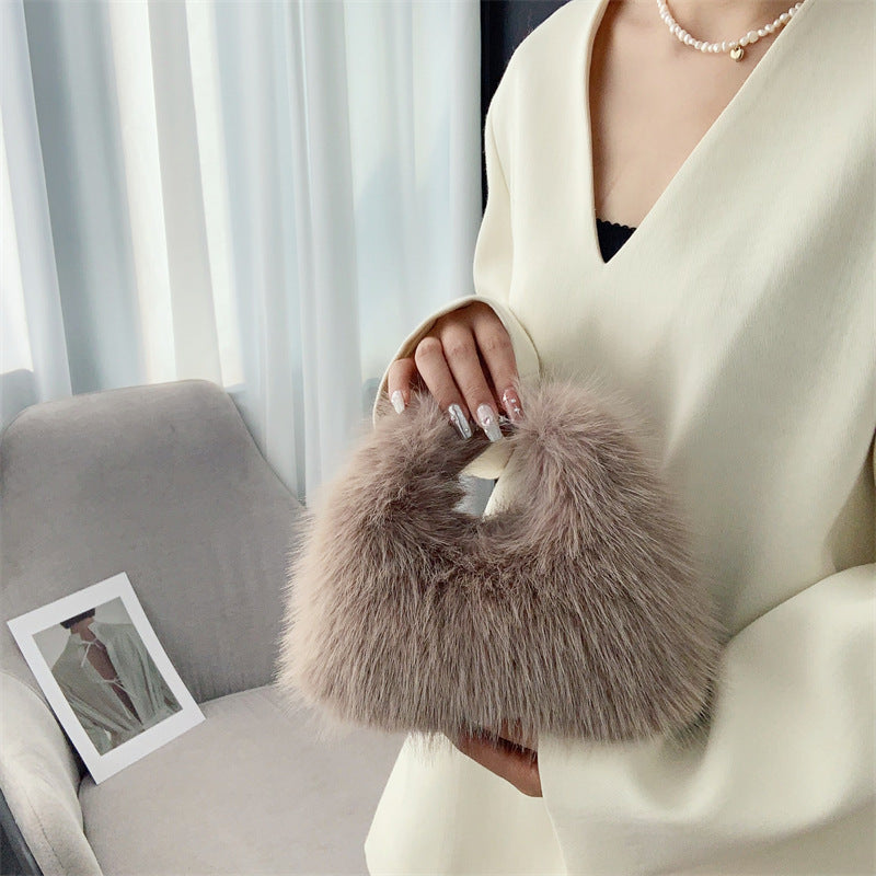 Faux Fur Purse