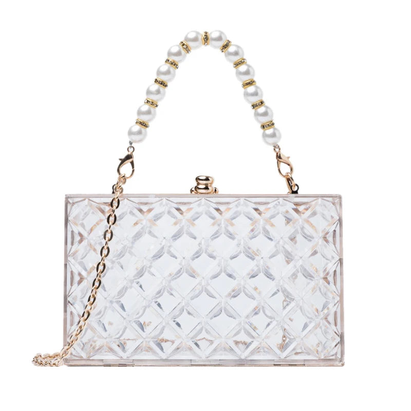 Transparent Quilted Purse