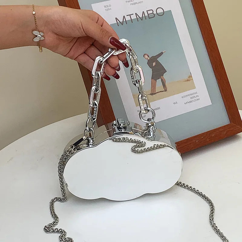 Chrome Cloud Purse