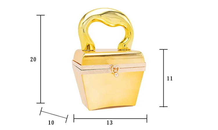 Gold Chrome Purse