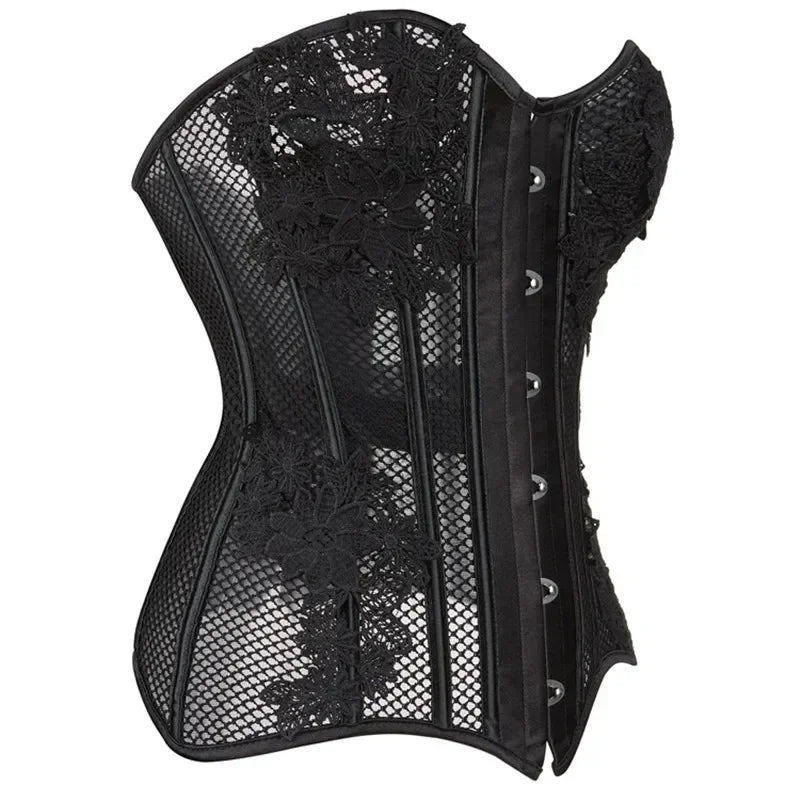 Fishnet Lace Corset