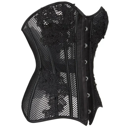 Fishnet Lace Corset