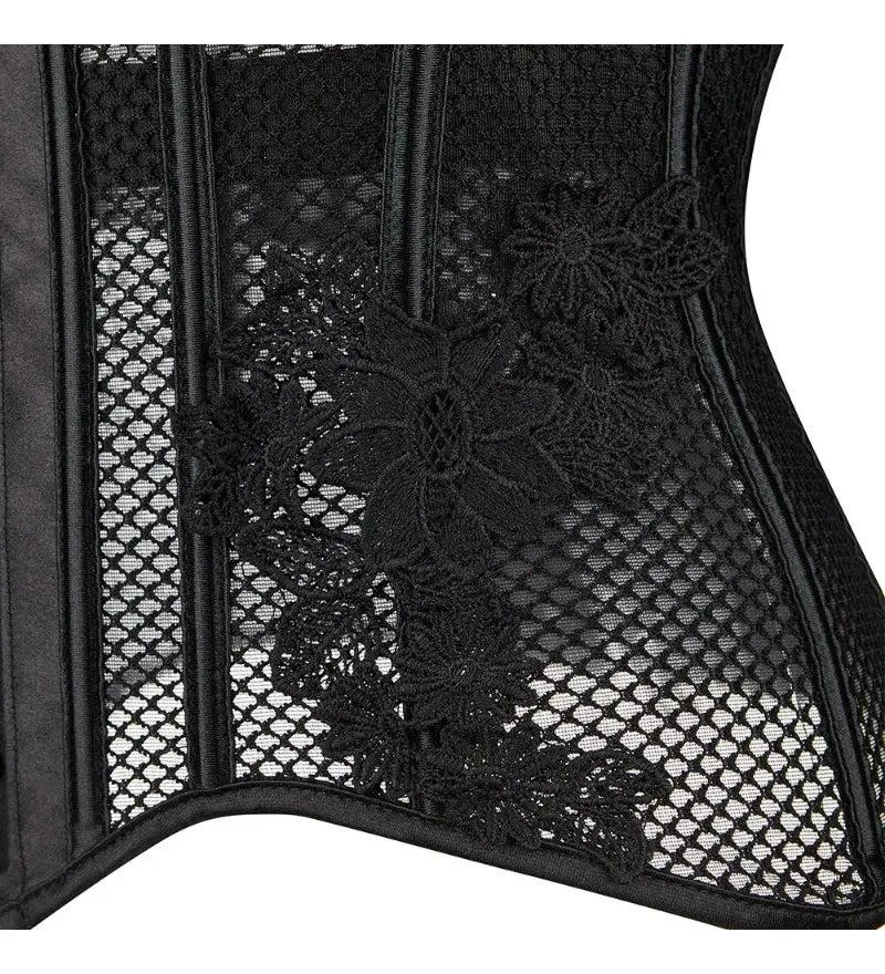 Fishnet Lace Corset