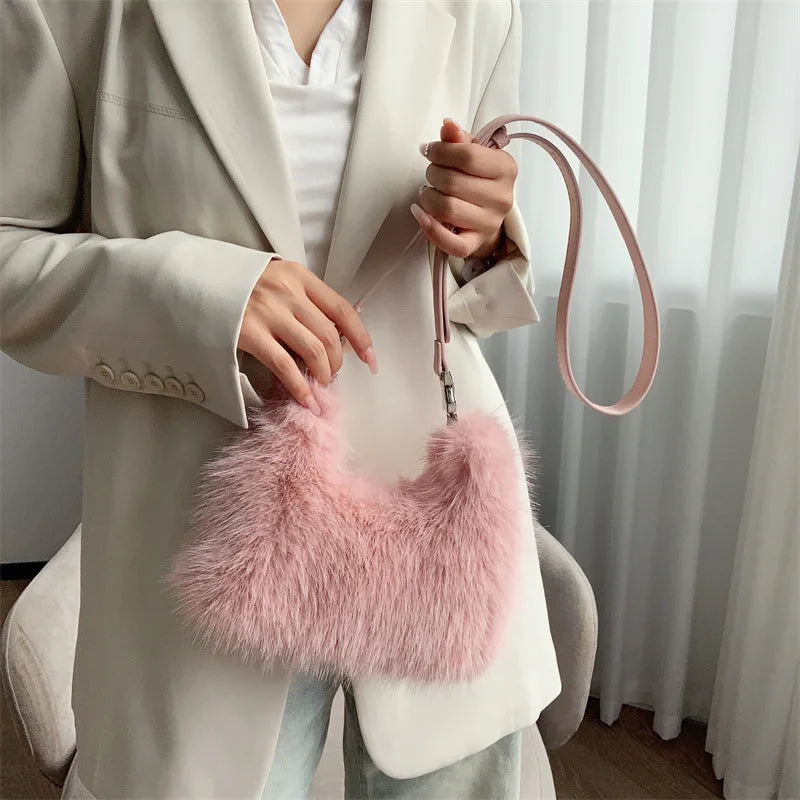 Faux Fur Purse