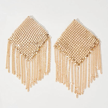 Chainmail Metal  Chain Tassel Self-Adhesive Pasties