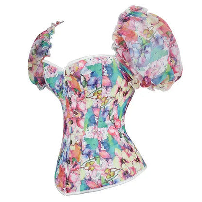 Pastel Floral Fields Corsets