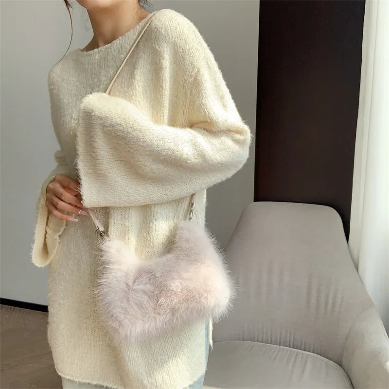 Faux Fur Purse