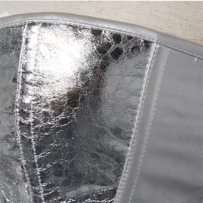 Metallic Zip Up Corsets