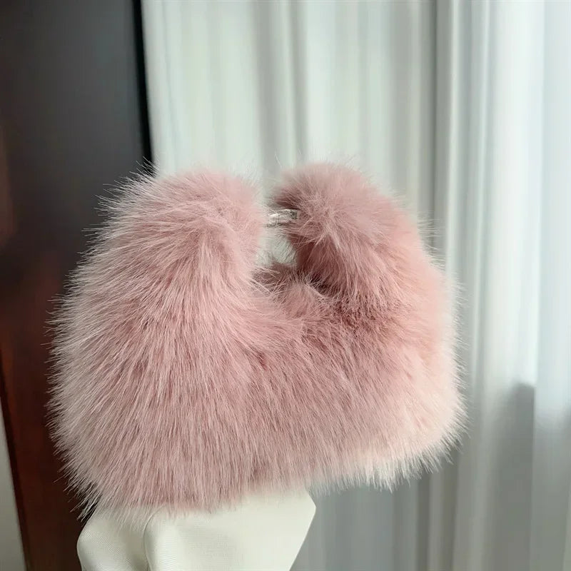 Faux Fur Purse