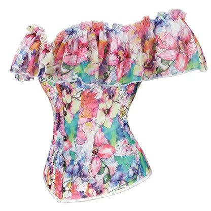 Pastel Floral Fields Corsets