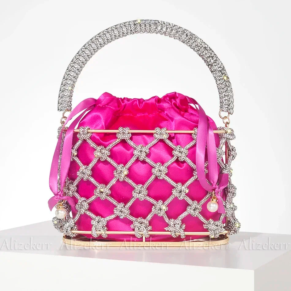 Rhinestone Rope Clutch