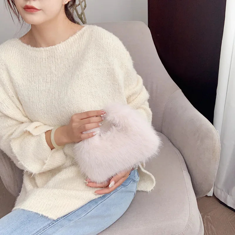 Faux Fur Purse