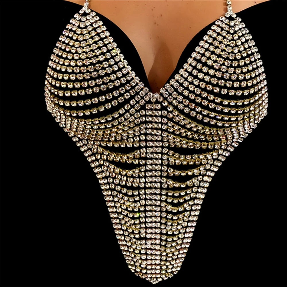 Rhinestone Body Chain