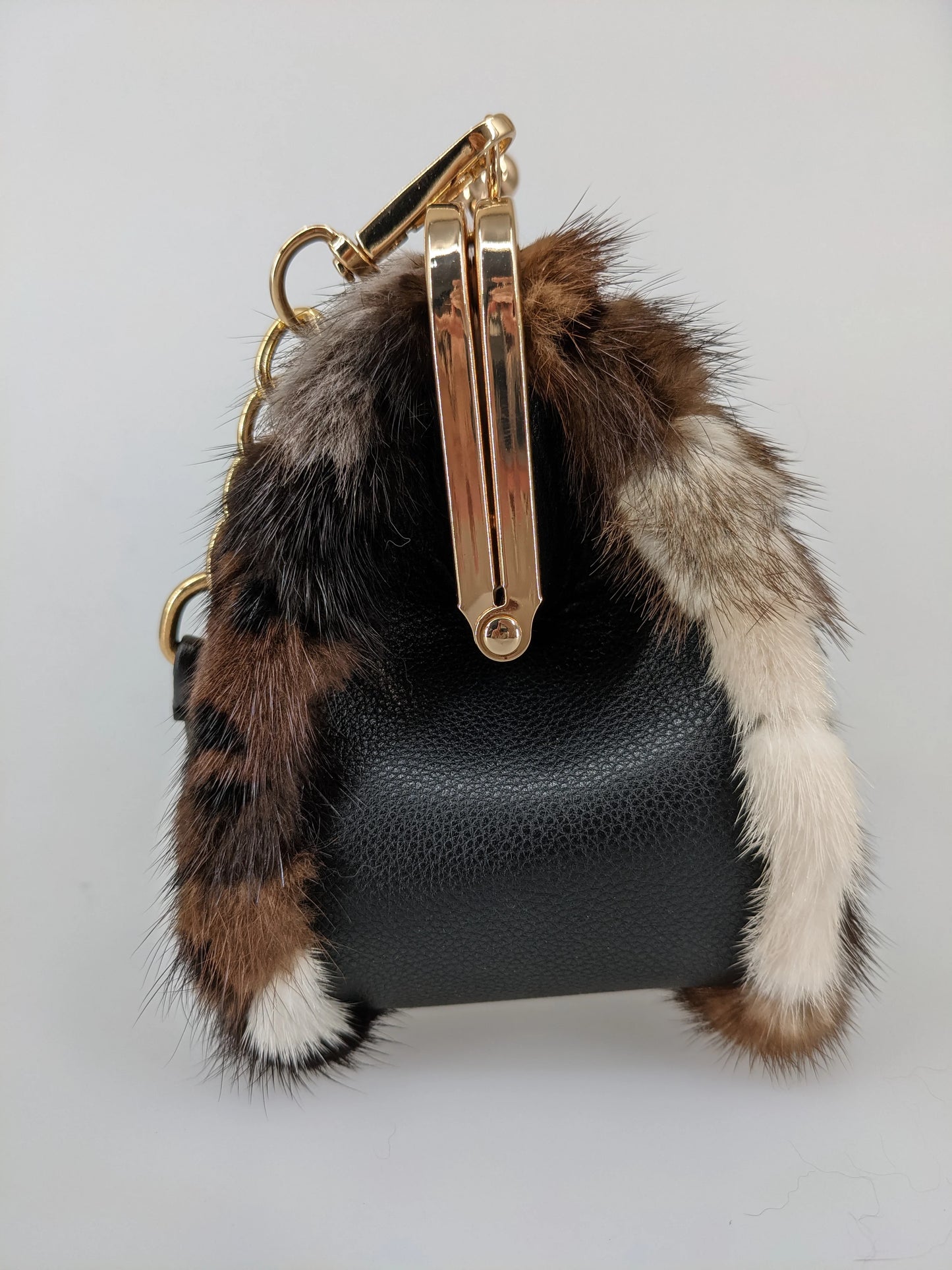 Fur Patchwork Purse