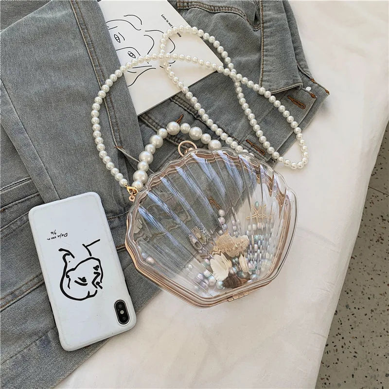 Transparent Seashell Bag