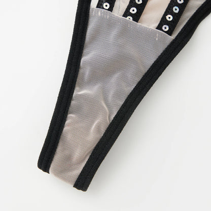 Rhinestone Mesh Bodysuit