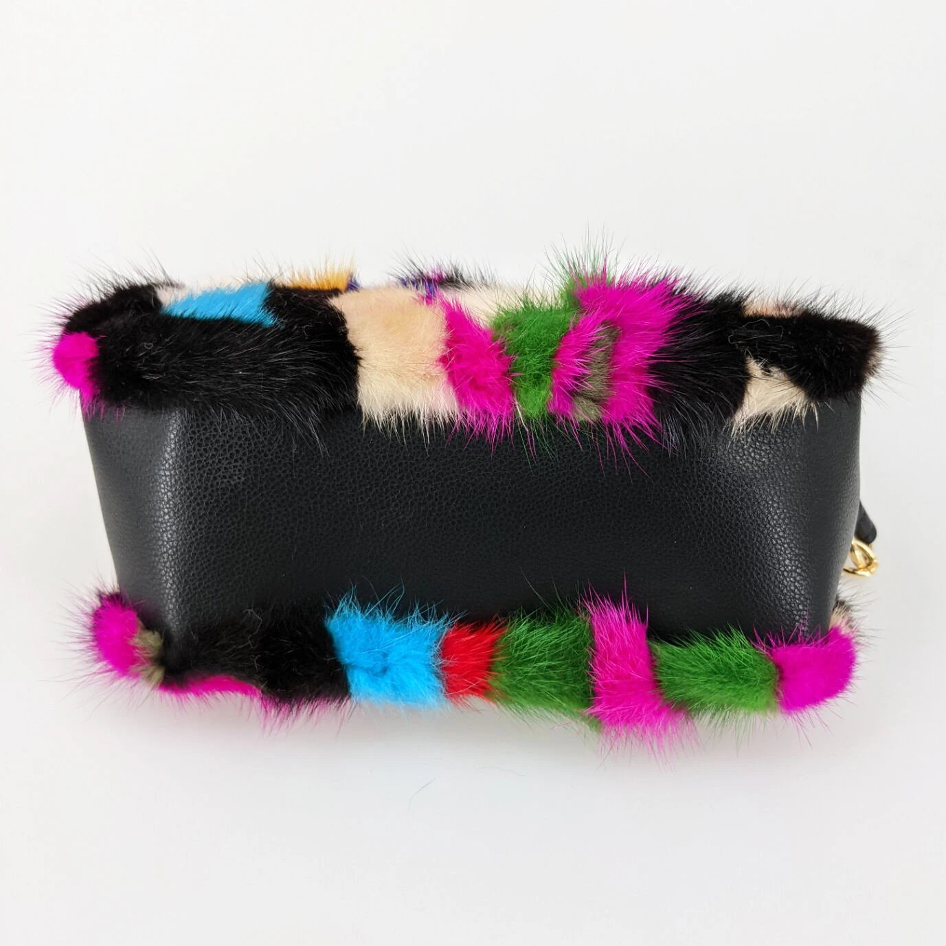 Fur Patchwork Purse