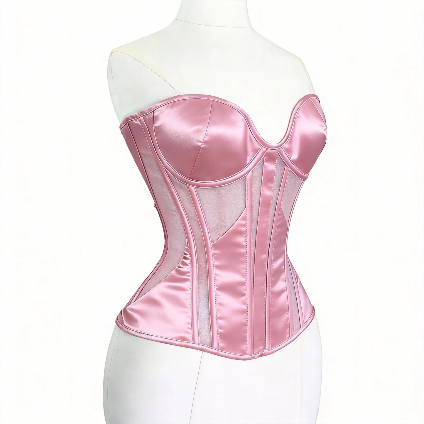 Satin & Mesh Corsets