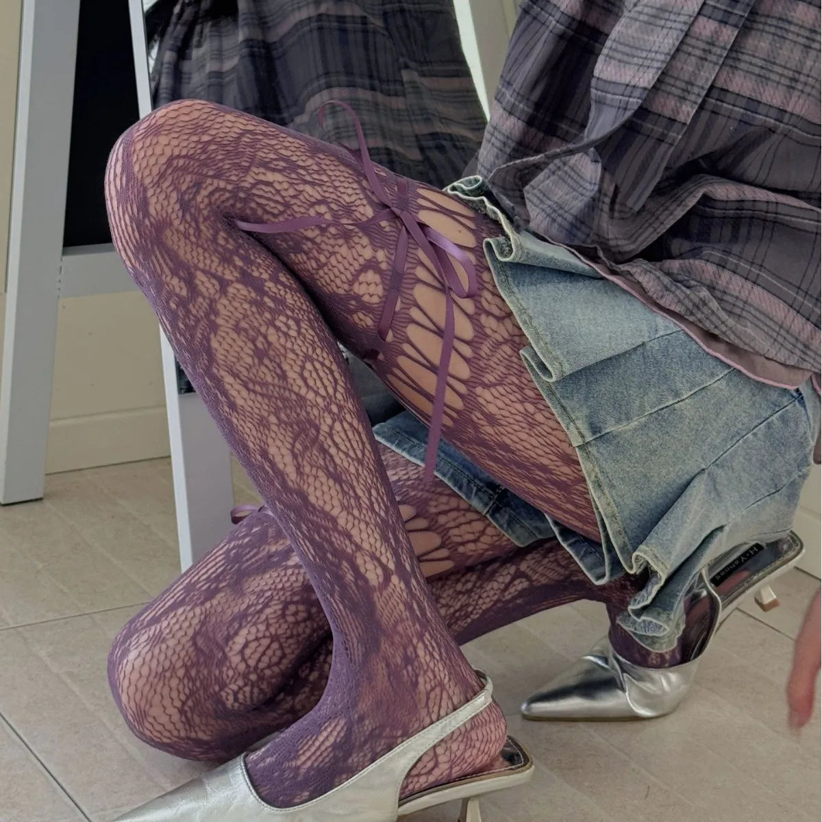 Bow Tie Tights
