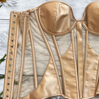 Satin & Mesh Corsets