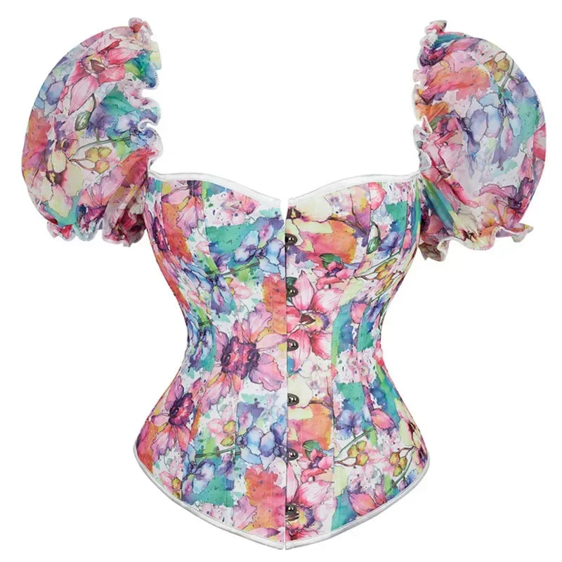 Pastel Floral Fields Corsets