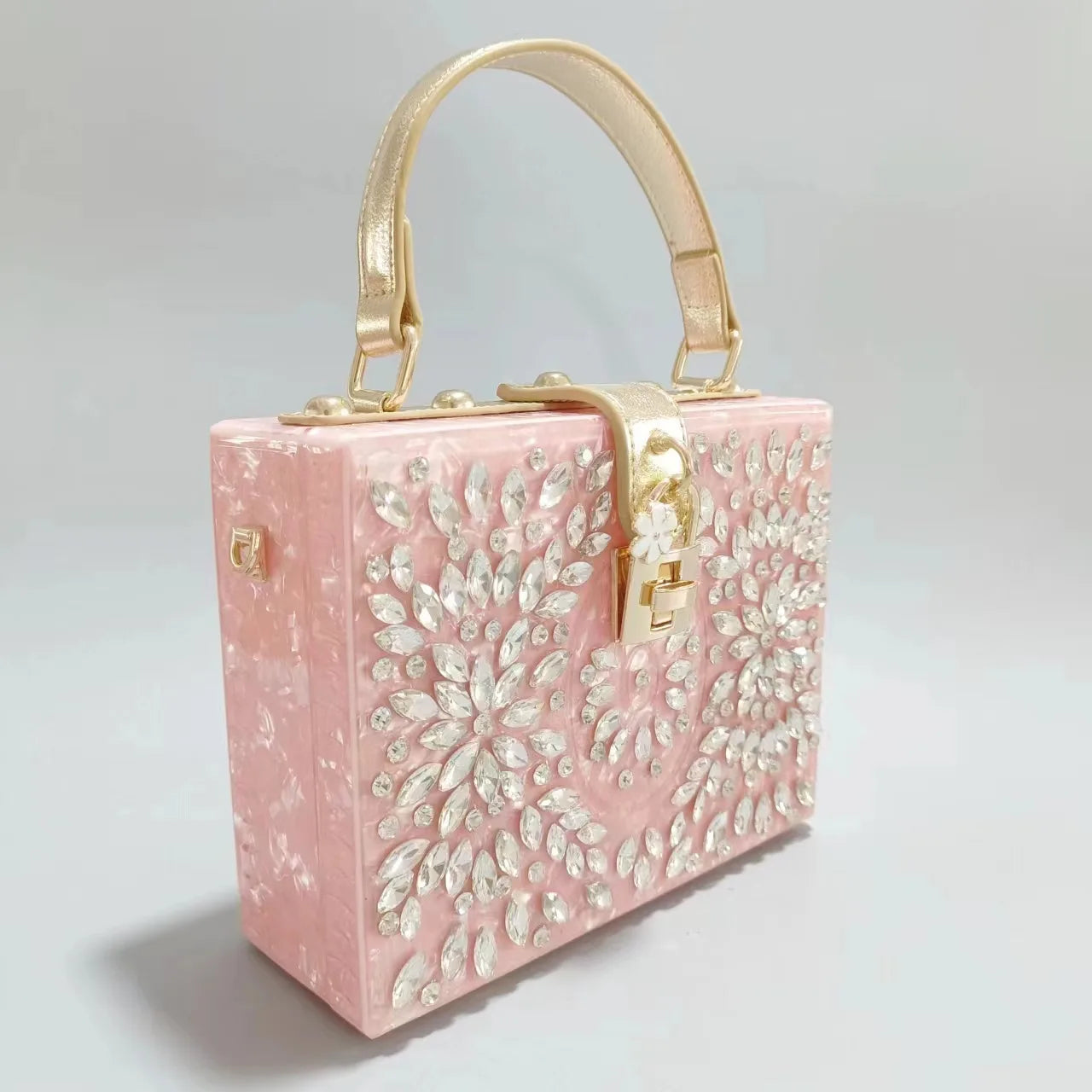 Rhinestone Acrylic Handbag